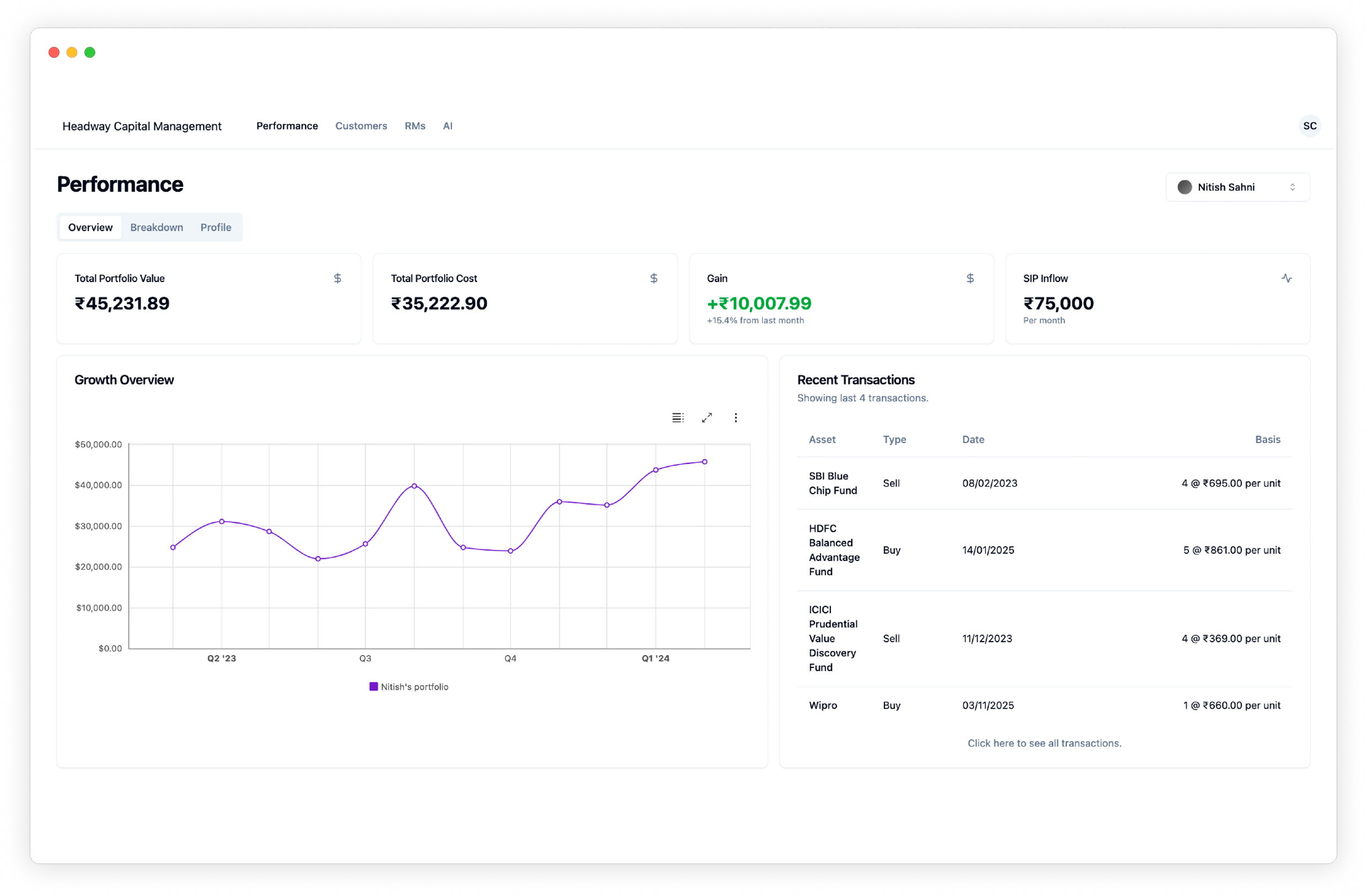 tailus product screenshot